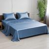 Linenwalas Premium 100% Viscose Derived from Bamboo Queen Sheet Set - Ultra Soft, Breathable & Cooling, Ideal for Hot Sleepers, 16" Deep Pocket, Hotel Luxury Bedding (Bahamas Blue) view 1