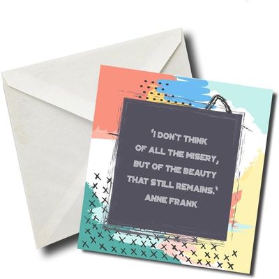 Anne Frank Inspirational Quote Magnet for Refrigerator