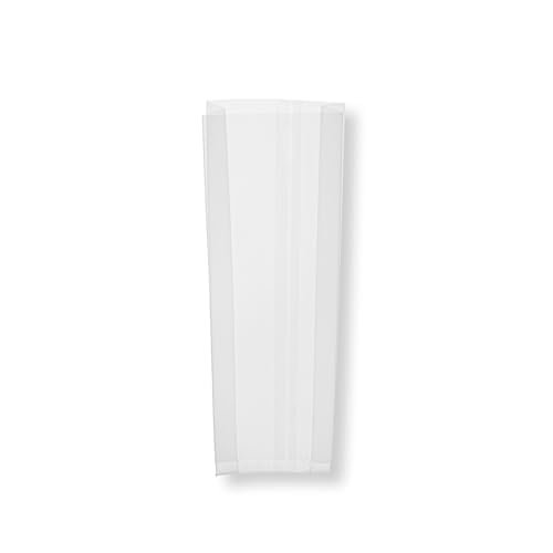 Restaurantware 14 Inch x 7 Inch Heat Seal Bags 100 High Clarity Resealable Pouches - No Flap Recyclable Clear Plastic Resealable Bags Heat Sealable For Snacks Or Meals