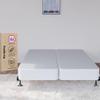 Greaton Assembled Split Low Profile Metal Traditional Box Spring/Foundation for Mattress, Full, Beige view 1