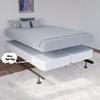 Greaton Assembled Split Low Profile Metal Traditional Box Spring/Foundation for Mattress, Full, Beige view 4