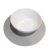 Super Cool Creations Round Placemat Set, Light Grey - Large - 6 Placemats view 1