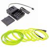 1-Pack 5m/16.4ft Lime Green Neon LED Light Glow EL Wire - 2.3 mm Thick - Powered by 6V Portable - 4AAA - Sound Active - Craft Neon Wire String Light for DIY Project Costume Accessories Cosplay view 1