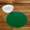 Super Cool Creations Round Placemat Set, Green - Large - 6 Placemats view 3