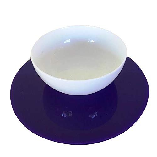 Super Cool Creations Round Placemat Set, Purple - Large - 4 Placemats