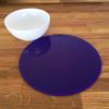 Super Cool Creations Round Placemat Set, Purple - Large - 6 Placemats view 3