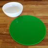 Super Cool Creations Round Placemat Set, Bright Green - Large - 6 Placemats view 3