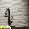 Tack Tile Peel & Stick Vinyl Backsplash (Thin Mosaic Brown) view 3