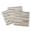 Tack Tile Peel & Stick Vinyl Backsplash (Thin Mosaic Brown) view 4