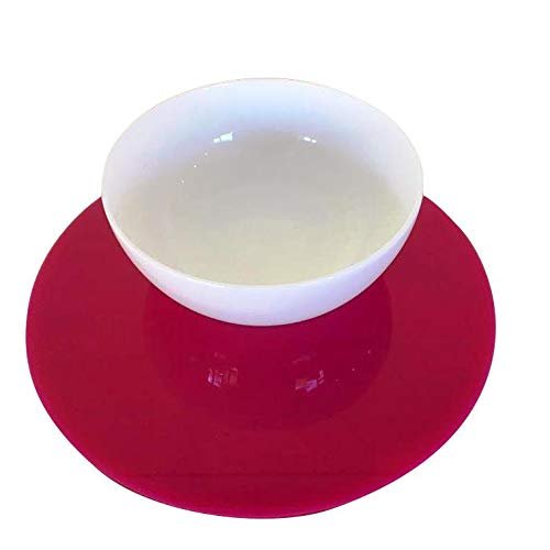 Super Cool Creations Round Placemat Set, Pink - Large - 6 Placemats