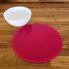 Super Cool Creations Round Placemat Set, Pink - Large - 6 Placemats view 3