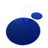 Super Cool Creations Round Placemat and Coaster Set, Blue - 4 Placemats and 4 Coaster - Large view 1