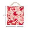 Spooktacular Bloody Treat Canvas Bag - 14.75" x 13.5" (1 Count) - Ideal for Trick or Treating & Festive Parties view 2