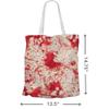 Spooktacular Bloody Treat Canvas Bag - 14.75" x 13.5" (1 Count) - Ideal for Trick or Treating & Festive Parties view 4