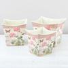 Factory Direct Craft Pink Geranium Floral Print Design Tin Square Planter Set | Set of 3 view 2