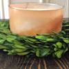 8 Inch Small Mini Preserved Boxwood Wreath Candle Ring Holder, Decorative for Christmas Year Round, Spring, Summer, Thanksgiving, Rustic Farmhouse Holiday Home Decor, Handmade, Green view 4
