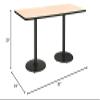 KFI Seating Mode Multipurpose Table, 29" H x 36" W x 84" D, Natural view 2