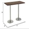 KFI Seating Mode Multipurpose Table, 36" x 72" Top, Studio Teak view 2