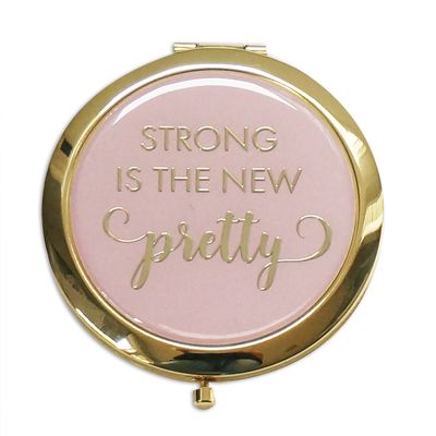 Mary Square - Compact "Strong is the New Pretty", Pink