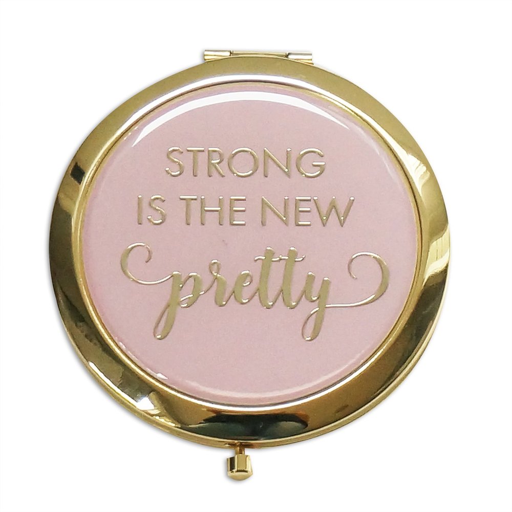 Mary Square - Compact "Strong is the New Pretty", Pink
