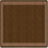 Flagship Carpets Double Border Area Rug for Classroom or Office Rug, Kids Bedroom or Playroom Carpet, and Living Room Mat, 7'6" x 12', Chocolate view 1