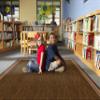 Flagship Carpets Double Border Area Rug for Classroom or Office Rug, Kids Bedroom or Playroom Carpet, and Living Room Mat, 7'6" x 12', Chocolate view 4