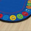 Flagship Carpets My Many Feelings Oval Multicolor Educational Area Rug for Home Learning or Playroom Carpet, Kids Room Mat or Classroom Rug, 10'6" x 13'2" view 4