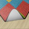 Flagship Carpets Basketweave Blocks Carpet Rug for Home or School Learning Area, Children's Classroom, Kid's Bedroom or Playroom, 7'6" x 12', Multicolor view 4