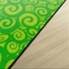 Flagship Carpets Swirl Tone on Tone Carpet for Children's Classroom and Bedroom Area Rug, Playroom or Teaching Area for Playtime and Reading, 10'6" x 13'2", Lime view 4