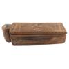 Indian Shelf 1 Piece Vocalforlocal Handmade Antique Wooden Engraved Floral Design Spice Box Seasoning Masala Organizer Rack Jewellery Container view 3