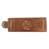 Indian Shelf 1 Piece Vocalforlocal Handmade Antique Wooden Engraved Floral Design Spice Box Seasoning Masala Organizer Rack Jewellery Container view 4