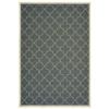 Moretti Parker Area Rug 6025L Grey Lines Ogee 2' 5" x 4' 5" Rectangle view 1