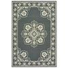 Moretti Parker Area Rug 7764E Grey Petals Bulbs 2' 5" x 4' 5" Rectangle view 1