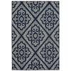 Moretti Parker Area Rug 3804B Navy Dotted Circles 2' 5" x 4' 5" Rectangle view 1