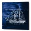 Epic Graffiti 'Sailing Ships V' by Wild Apple Portfolio, Canvas Wall Art, 12"x12" view 1