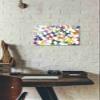 Epic Graffiti 'Colorful Cubes' by Wild Apple Portfolio, Canvas Wall Art, 12"x18" view 2