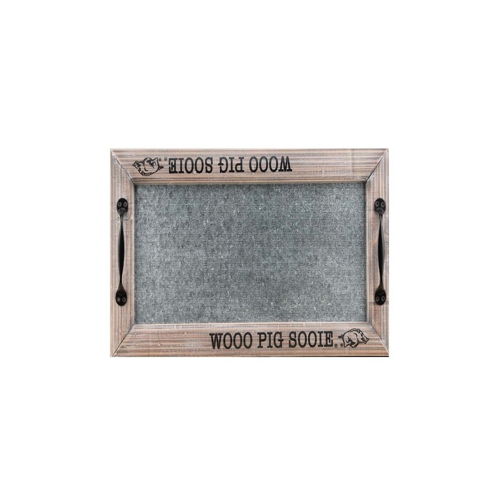Glory Haus Arkansas Wooo Pig Sooie Tray, Multicolor