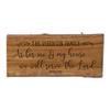 LifeSong Milestones LifeSong Home Live Edge Cherry Handcrafted Home Decor Step Stool Housewarming Gift Ideas for New Home Decorations 8 3/4 w x 16 L (As for me and My House) view 2