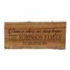 LifeSong Milestones LifeSong Home Live Edge Cherry Handcrafted Home Decor Step Stool Housewarming Gift Ideas for New Home Decorations 8 3/4 w x 16 L (Home is Where Our Story Begins) view 2
