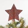 Irvin's Country Tinware Star Tree Topper in Rustic Tin view 1