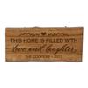 LifeSong Milestones LifeSong Home Live Edge Cherry Handcrafted Home Decor Step Stool Housewarming Gift Ideas for New Home Decorations 8 3/4 w x 16 L (This Home is Filled with) view 1
