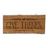 LifeSong Milestones LifeSong Home Live Edge Cherry Handcrafted Home Decor Step Stool Housewarming Gift Ideas for New Home Decorations 8 3/4 w x 16 L (Give Thanks) view 1