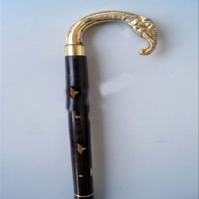 PIRU Image-Image-Vintage-Brass-Designer-Style-Elephant-Handle-Wooden-Walking-Stick Image-Image-Vintage-Brass-Designer-Style-Elephant-Handle-Wooden-Walking-Stick Have one to Sell? Sell Now Image imag