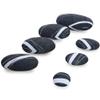VERCART 7 Piece Set Mixed Designs 3D Artificial Living Stone Rock Throw Pillows Stuffing Plush Floor Pillow Creative Home Decoration Photo Or Film Props 7 PCS Cobblestone view 2