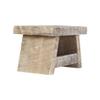 LifeSong Milestones LifeSong Home Reclaimed Oak Handcrafted Home Decor Step Stool Housewarming Gift Ideas for New Home Decorations 11 w x 15.75 L view 3