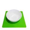 Super Cool Creations Square Placemat Set, Lime Green - Large - 6 Placemats view 1