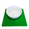 Super Cool Creations Square Placemat Set, Bright Green - Large - 6 Placemats view 1