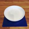 Super Cool Creations Square Placemat Set, Blue - Large - 6 Placemats view 2