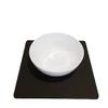 Super Cool Creations Square Placemat Set, Mocha Brown - Large - 6 Placemats view 1