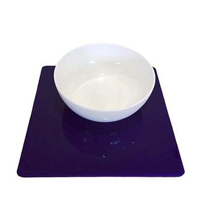 Super Cool Creations Square Placemat Set, Purple - Large - 6 Placemats